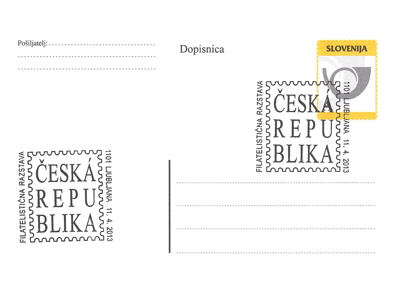 FILATELISTIČNA RAZSTAVA - ČEŠKA REPUBLIKA